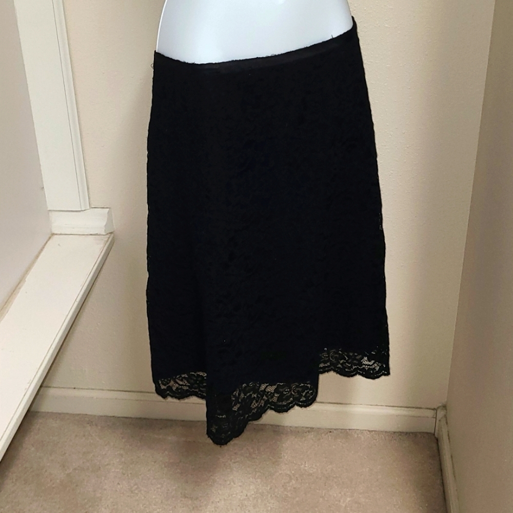 Lined Lace Skirt